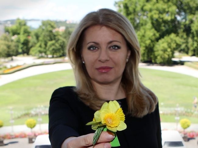 Prezidentka Čaputová vyzvala ľudí, aby pomohli v zbierke Deň narcisov