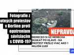 HOAX: Protest v Berlíne - fotografie vytrhnuté z kontextu