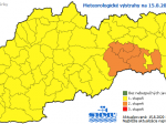 SHMÚ upozorňuje na búrky na celom území Slovenska