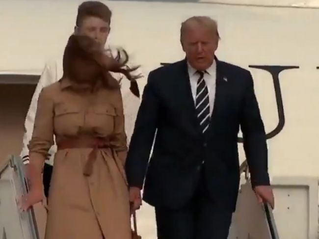 Video: Pretvárka v Bielom dome? Melania pred zrakmi novinárov odmietla Trumpa