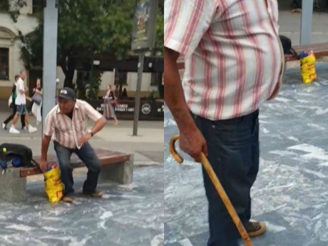 Video: Alojza Hlinu napadli na ulici, bezdomovec útočil päsťami aj palicou