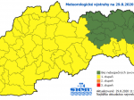 V sobotu treba počítať s búrkami, horúčavami aj s vetrom na horách
