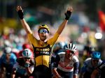 Van Aert vyhral 7. etapu, Sagan má opäť zelený dres