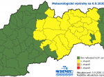 SHMÚ: Časť Slovenska v nedeľu zasiahnu búrky