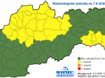 SHMÚ: Časť Slovenska môže zasiahnuť výdatnejší dážď