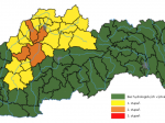 V okresoch Žilina, P. Bystrica a Prievidza platí 2.stupeň výstrahy pred povodňou
