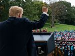 Trump absolvoval prvé verejné vystúpenie od pozitívneho testu na COVID-19