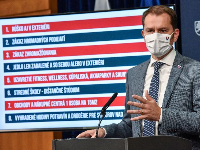 Matovič: Zaťahujeme poslednú záchrannú brzdu, inak SR čaká lockdown