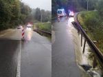 Slovensko bičuje dážď: Na viacerých miestach hrozia povodne, niekde strhlo svah