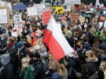 Poliaci celoštátnym štrajkom protestovali voči sprísneniu zákona o interrupciách