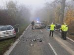 Vodič auta prišiel o život pri čelnej zrážke v hmle