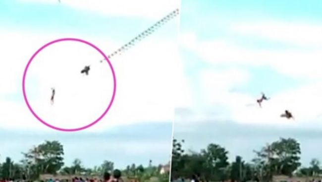 Video: Chlapca vyniesol do vzduchu šarkan, náhle sa však lanko pretrhlo