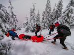 Záchranári HZS pomáhali vyčerpanému českému turistovi pod Malým Kriváňom