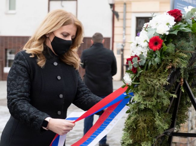 Prezidentka si uctila pamiatku obetí holokaustu