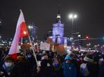 V Poľsku sa konali protesty proti sprísneniu interrupcií už tretí deň v poradí