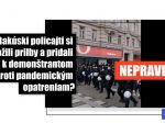 HOAX: Viedenskí policajti si nezložili prilby na znak podpory s protestujúcimi