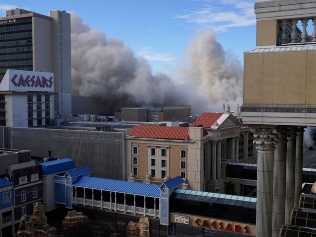 Trumpovo kasíno v meste Atlantic City zlikvidovali odstrelom
