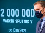 Slovensko možno získa výnimku na používanie ruskej vakcíny