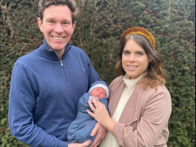 Prvorodený syn princeznej Eugenie dostal meno August Philip Hawke