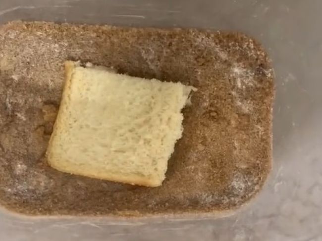 Video: Toto sa stane, keď dáte chlieb do hnedého cukru