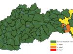 SHMÚ: V okrese Košice-okolie platí výstraha 2. stupňa pred povodňou