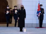 Prezidentka si uctila pamiatku obetí ochorenia COVID-19