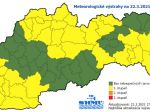 SHMÚ: Vo viacerých oblastiach očakáva silný nárazový vietor
