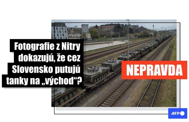 Ruské médiá šírili hoax o slovenskej vojenskej technike
