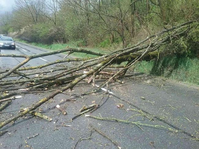 Hasiči pre silný vietor zasahovali doposiaľ 20-krát