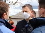 Premiér prisľúbil povodňou zničenej obci Rudno nad Hronom finančnú pomoc