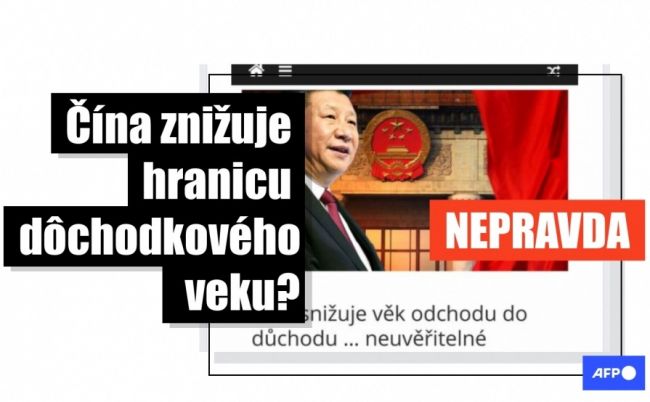 HOAX: Čína neznížila dôchodkový vek, najnovšia päťročnica počíta s jeho zvýšením