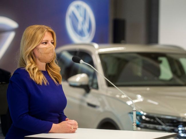 Čaputová sa v závode Volkswagen Slovakia zaujímala o udržateľnosť podniku