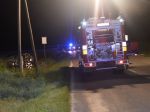 Pri nočnej dopravnej nehode zomrel 50-ročný vodič