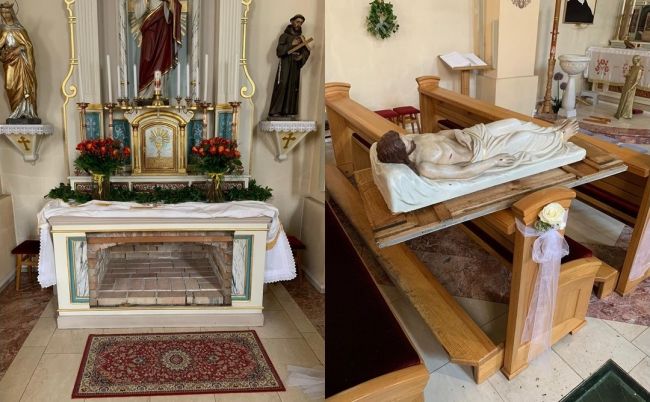 Vandal poškodil katolícky kostol a neváhal zaútočiť aj na kňaza