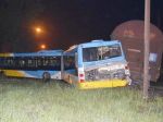 V areáli košických železiarní došlo k tragickej zrážke vlaku a autobusu