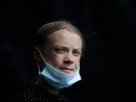 Greta Thunbergová po mesiacoch online protestov štrajkovala pred parlamentom