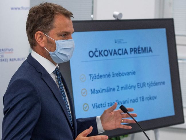 Matovič predstavil novinky v očkovaní: Štátna lotéria a sprostredkovateľský bonus