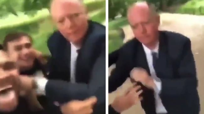 Video: Muž, ktorý na ulici obťažoval hlavného hygienika, sa ospravedlnil