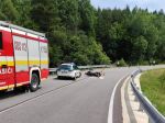 Pri Malej Poľane havaroval motorkár z Košíc, zraneniam podľahol