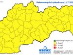 SHMÚ: Na celom území Slovenska sa môžu v nedeľu vyskytnúť búrky