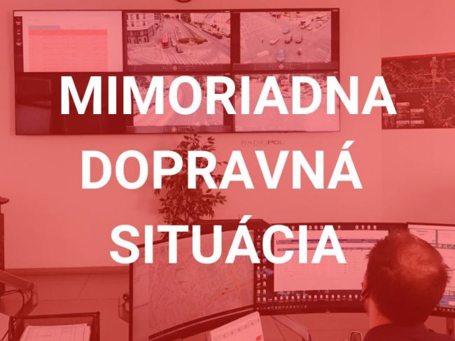V centre Bratislavy je paralyzovaná doprava