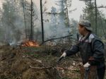 Líder Jakutska tvrdí, že príčinou lesných požiarov je globálne otepľovanie