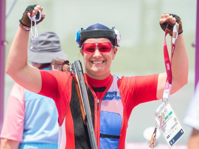 Slovenka Rehák Štefečeková na olympijských hrách vybojovala zlato v trape