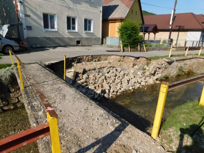 V obci Valaská Belá vyhlásili pre povodne mimoriadnu situáciu