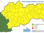 SHMÚ: Na väčšine Slovenska sa môžu z nedele na pondelok vyskytnúť búrky