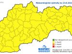 SHMÚ: Večer hrozia búrky na západnom a časti stredného Slovenska