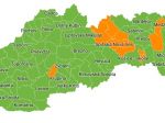 Od pondelka je 12 okresov v stupni ostražitosti