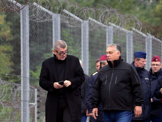 Orbán s Babišom si boli pozrieť zabezpečenie maďarsko-srbskej hranice