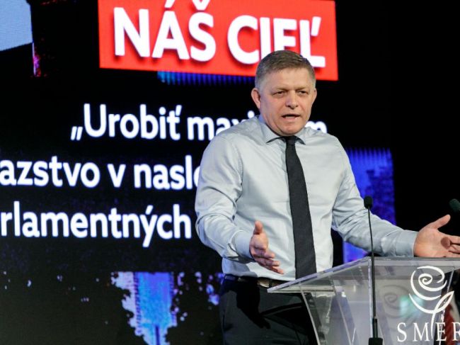Fico na sneme predstavil víziu Smeru,víťazstvo vo voľbách označil za reálny cieľ