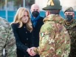 Zuzana Čaputová ocenila službu slovenských vojakov v Lotyšsku i novú techniku